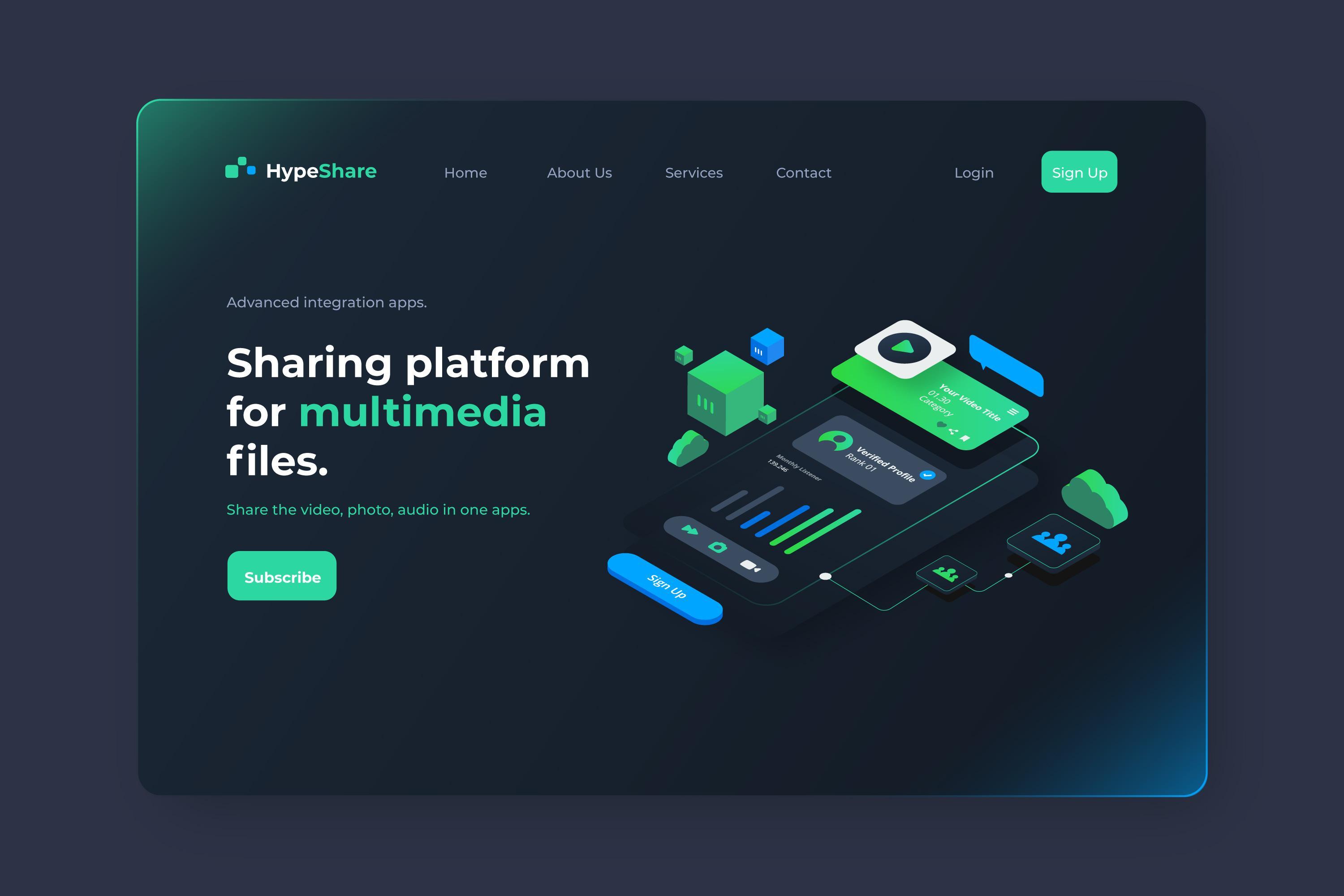 Multimedia Sharing Website